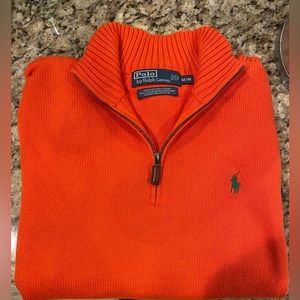 Orange Ralph Lauren Polo Sweater